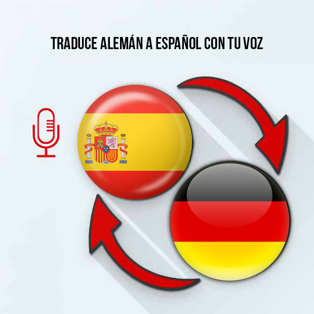 Traductor de voz instantáneo de alemán a español para traducir sin necesidad de escribir