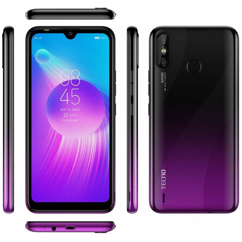 تصميم و أبعاد Tecno Spark 4 Air