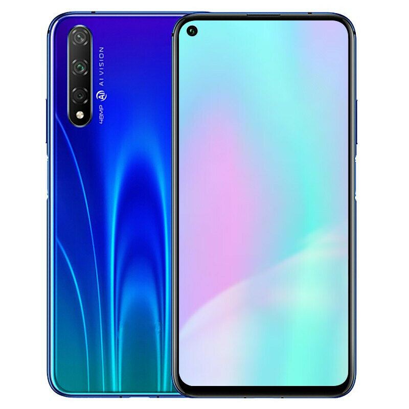 اللون الأزرق من Honor 20s