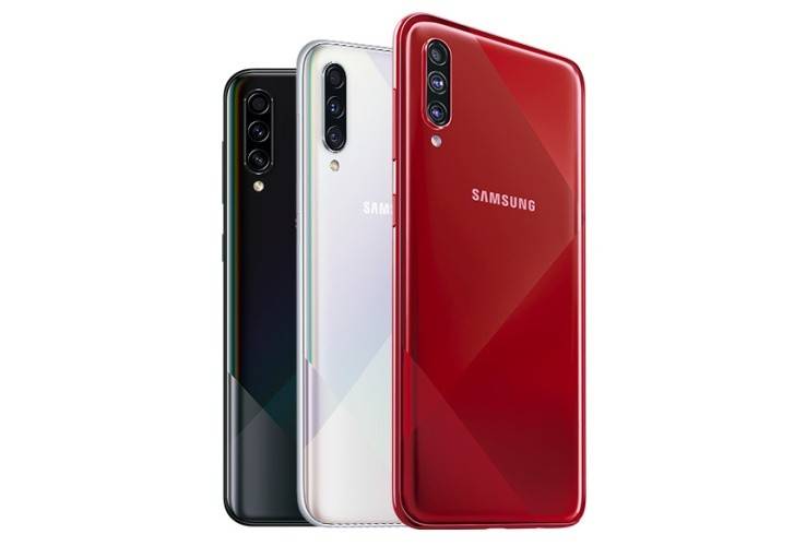 ألوان Samsung A70s