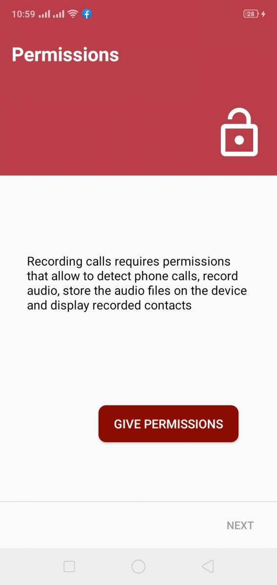 تصريحات استخدام برنامج automatic call recorder