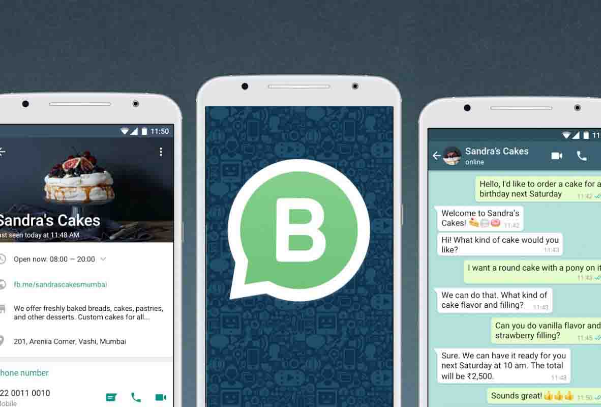 تصميم whatsapp business