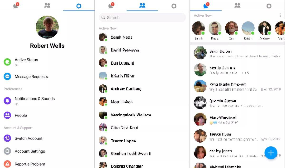كيف يعمل برنامج Messenger Lite؟