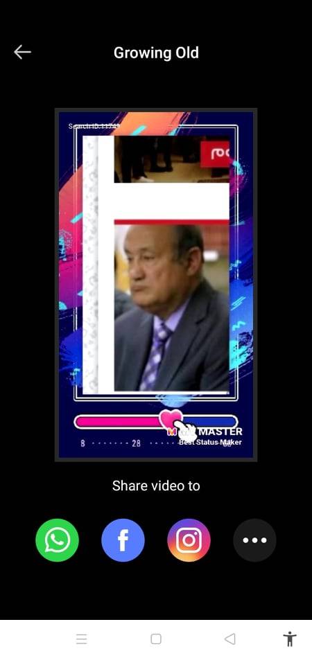 مشاركة مقاطع فيديو برنامج mv master