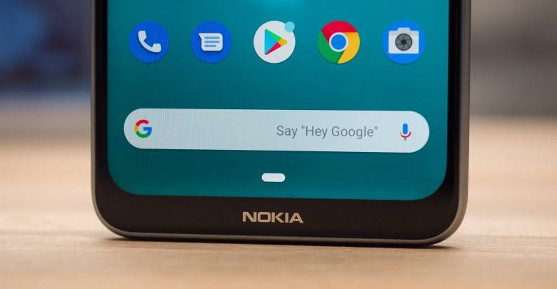 الحافة السفلية لـ Nokia 5.3