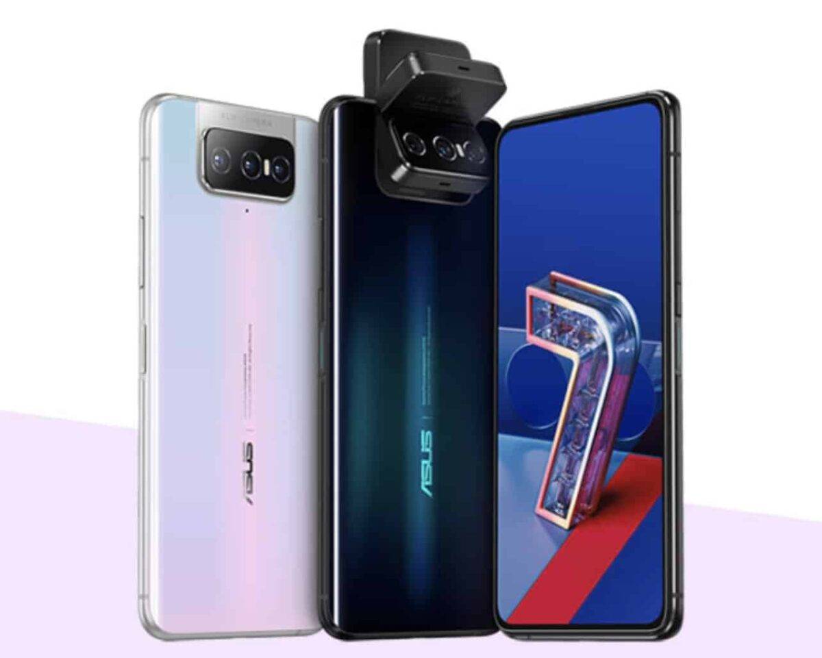 ألوان و دوران كاميرات Asus Zenfone 7